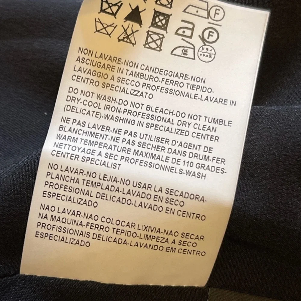 GIANNI VERSACE Leather Top Vest Jacket SZ40 Italy 6 USA Bolero 90s woman’s black - Picture 13 of 16